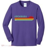 Escanaba Michigan Kids Long Sleeve Shirt thumb 0