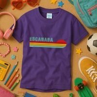 Escanaba Michigan Kids T-Shirt thumb 3