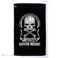 Elevator Mechanic Golf Towel thumb 0