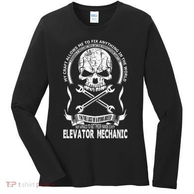Elevator Mechanic Women's Long Sleeve Shirt