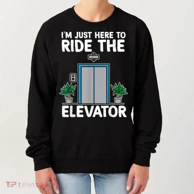 Elevator Mechanic Engineer Funny Elevators Lovers Take Ride Women's Sweatshirt