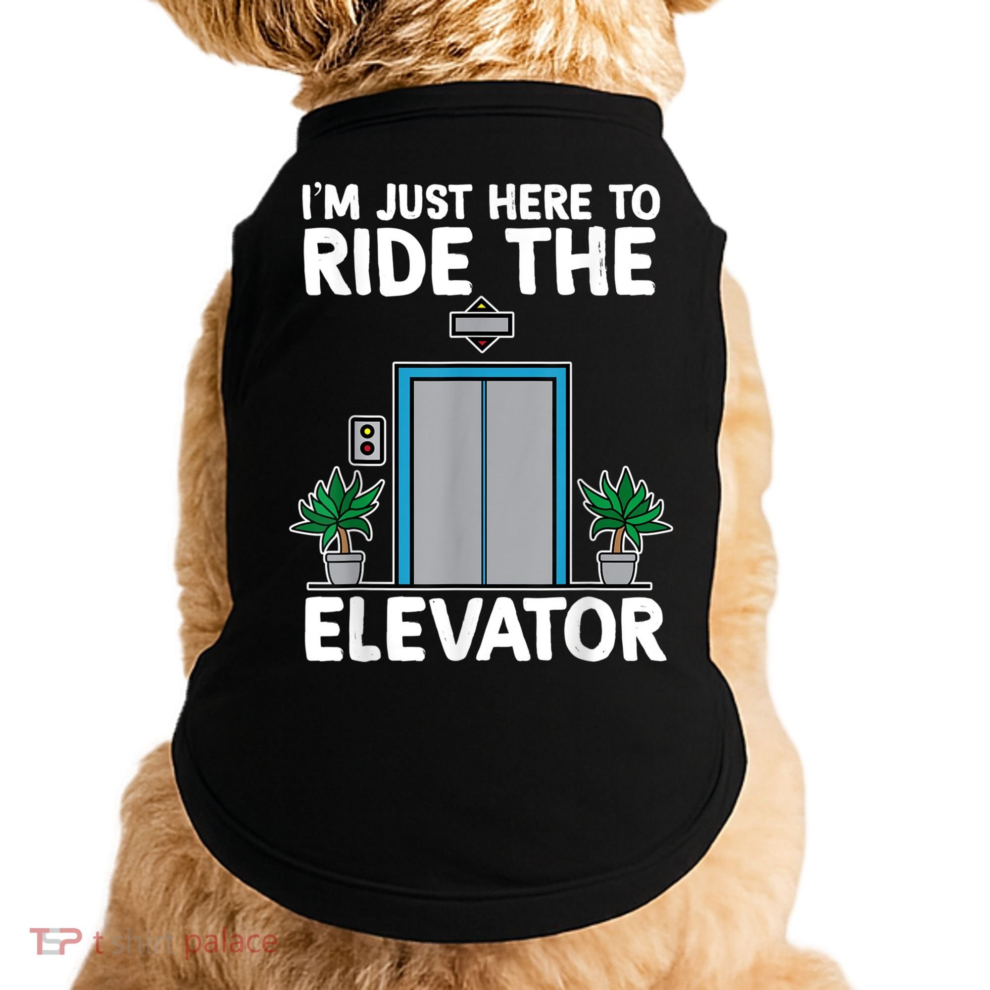 Elevator Mechanic Engineer Funny Elevators Lovers Take Ride Doggie Tank