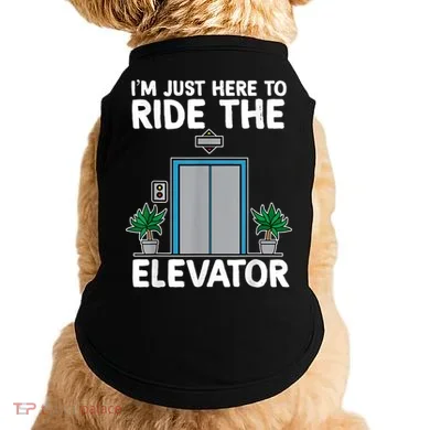 Elevator Mechanic Engineer Funny Elevators Lovers Take Ride Doggie Tank