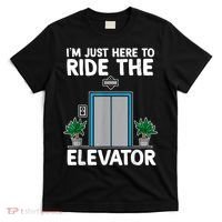 Elevator Mechanic Engineer Funny Elevators Lovers Take Ride T-Shirt thumb 0