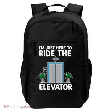 Elevator Mechanic Engineer Funny Elevators Lovers Take Ride Backpack