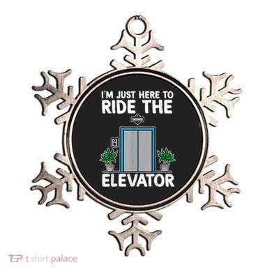 Elevator Mechanic Engineer Funny Elevators Lovers Take Ride Ornament