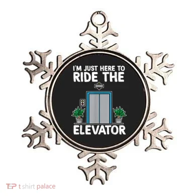 Elevator Mechanic Engineer Funny Elevators Lovers Take Ride Ornament