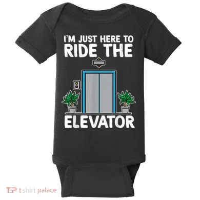 Elevator Mechanic Engineer Funny Elevators Lovers Take Ride Baby Bodysuit
