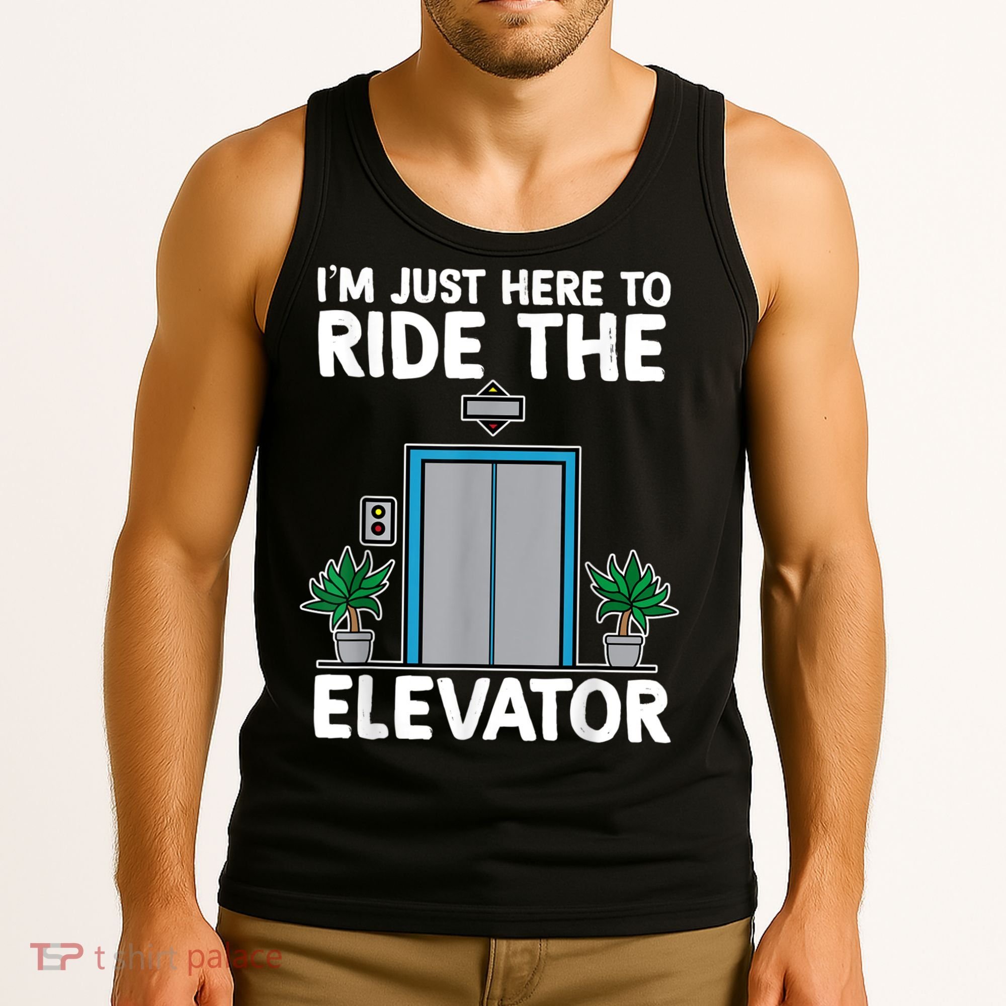 Elevator Mechanic Engineer Funny Elevators Lovers Take Ride Tank Top