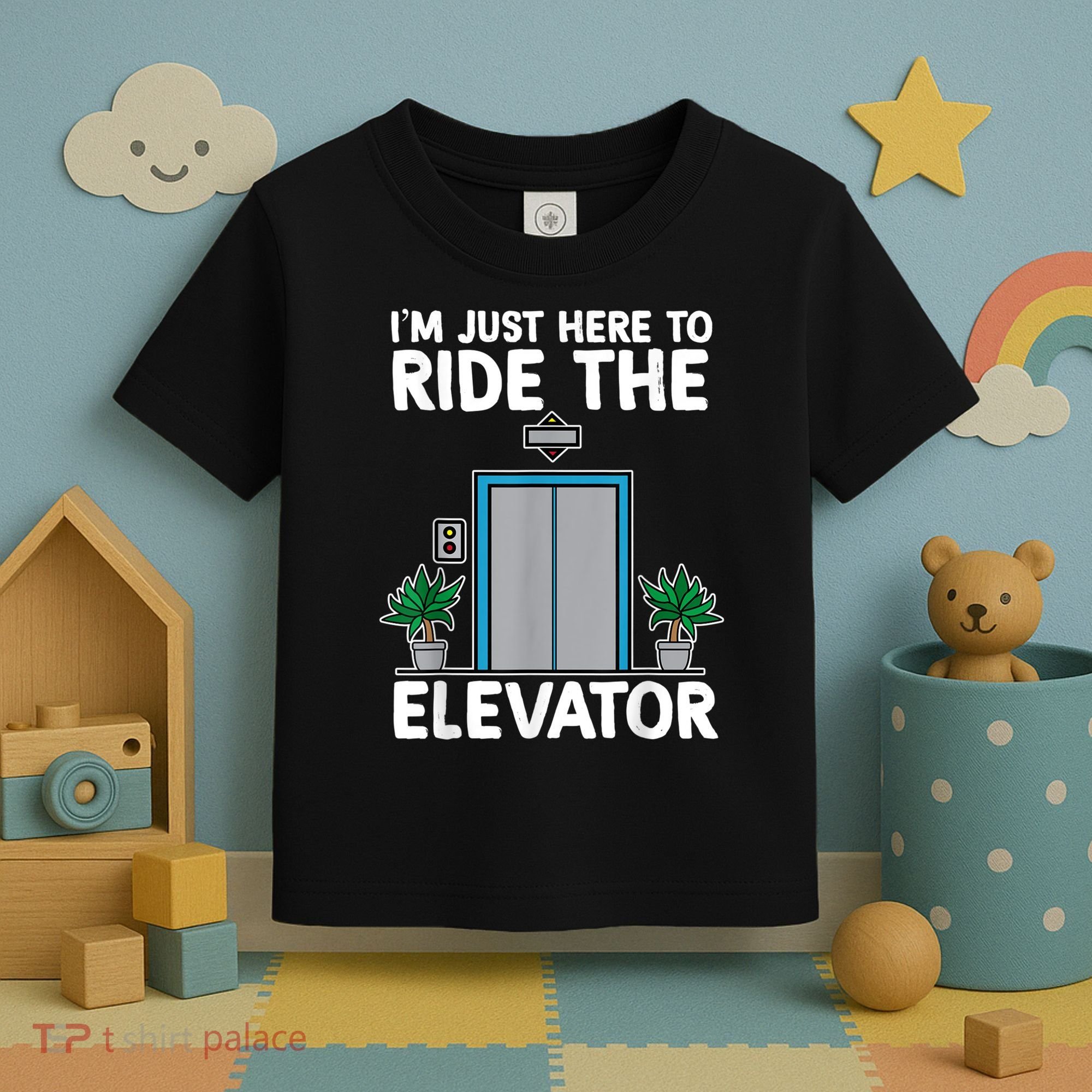 Elevator Mechanic Engineer Funny Elevators Lovers Take Ride Toddler T-Shirt