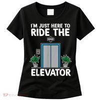 Elevator Mechanic Engineer Funny Elevators Lovers Take Ride Women's T-Shirt thumb 0