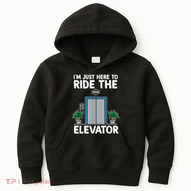 Elevator Mechanic Engineer Funny Elevators Lovers Take Ride Kids Hoodie
