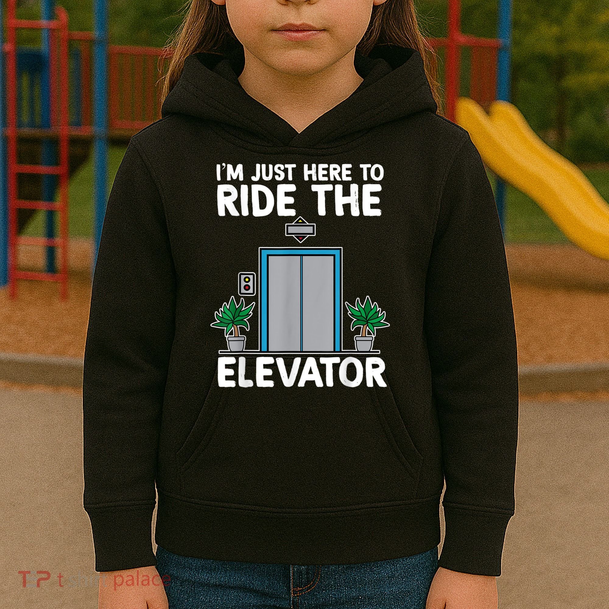 Elevator Mechanic Engineer Funny Elevators Lovers Take Ride Kids Hoodie