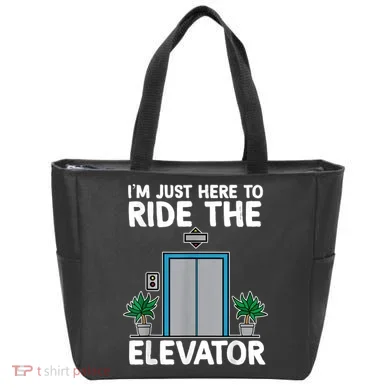 Elevator Mechanic Engineer Funny Elevators Lovers Take Ride Tote Bag