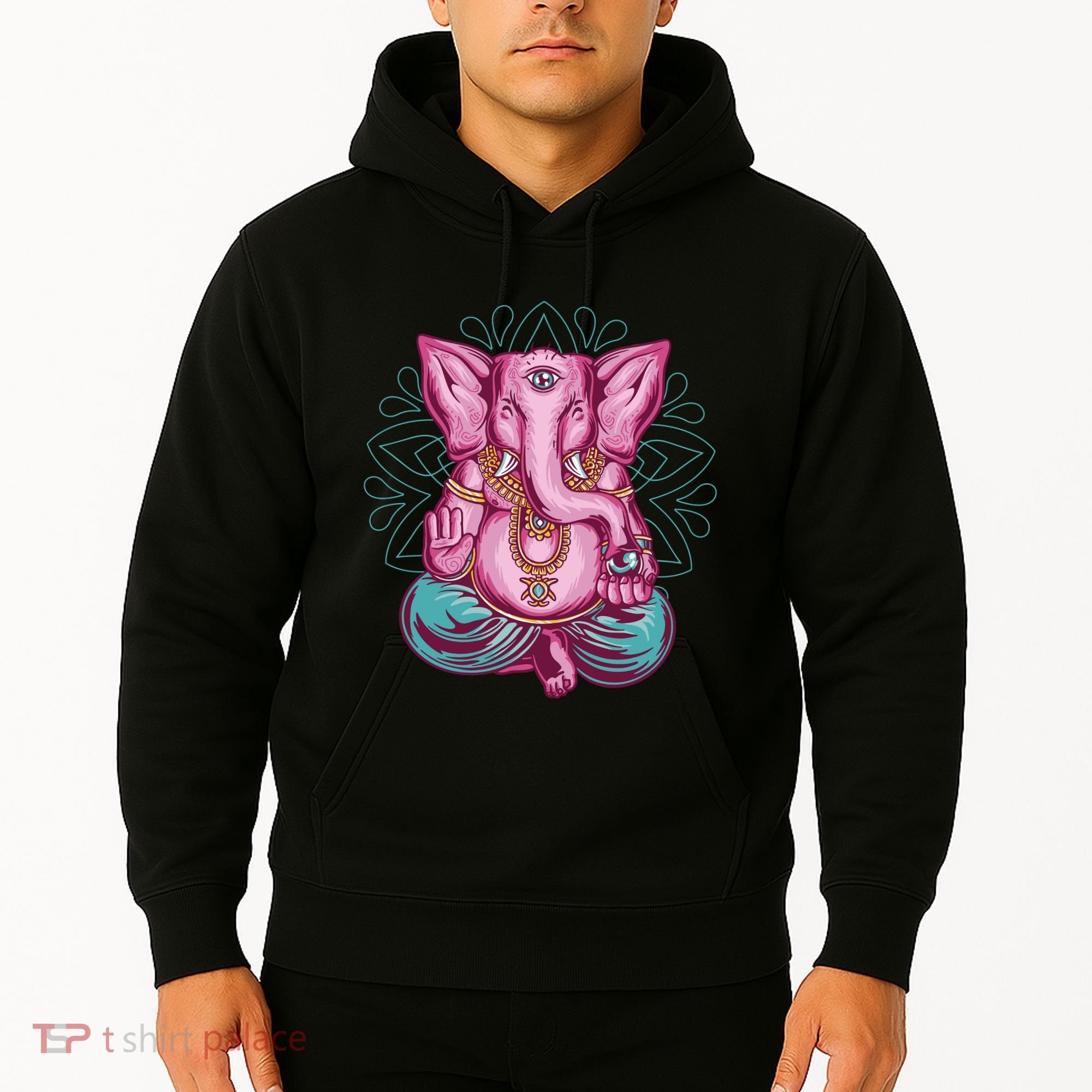 Elephant Meditating Hoodie