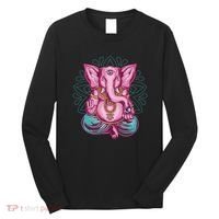 Elephant Meditating Long Sleeve Shirt thumb 0