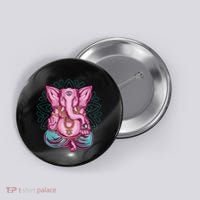 Elephant Meditating Button thumb 0