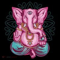 Elephant Meditating Button thumb 1