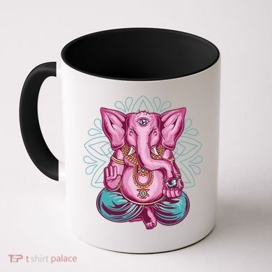 Elephant Meditating Coffee Mug