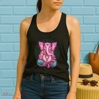 Elephant Meditating Women's Tank Top thumb 2