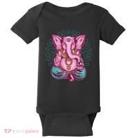Elephant Meditating Baby Bodysuit thumb 0