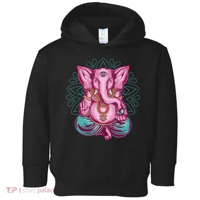 Elephant Meditating Toddler Hoodie