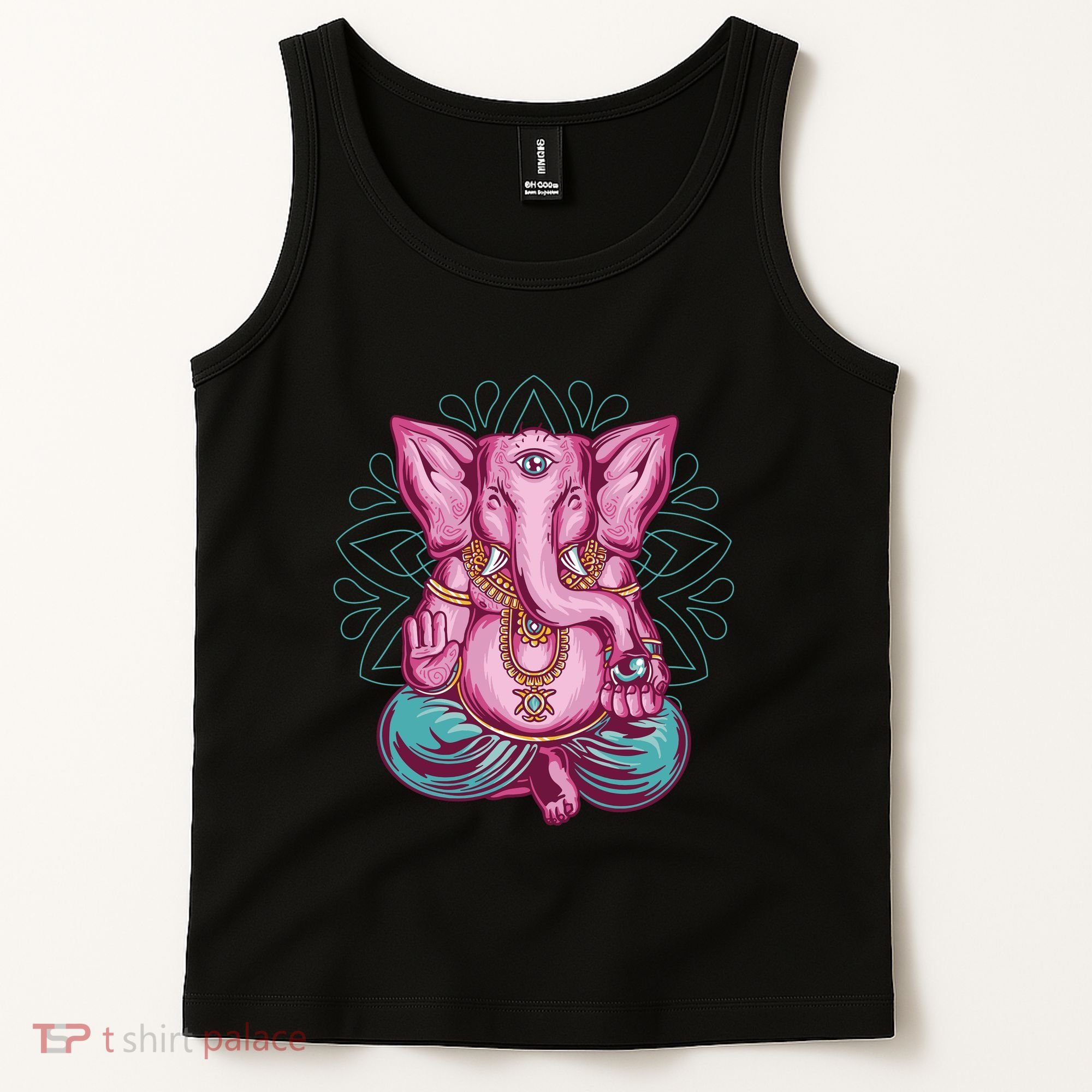 Elephant Meditating Tank Top