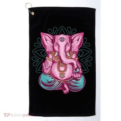 Elephant Meditating Golf Towel