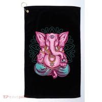 Elephant Meditating Golf Towel thumb 0