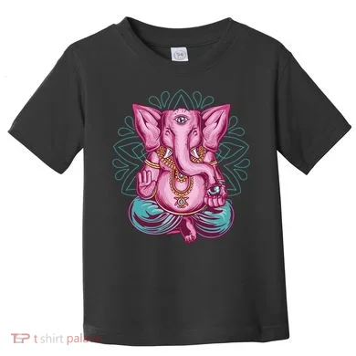 Elephant Meditating Toddler T-Shirt