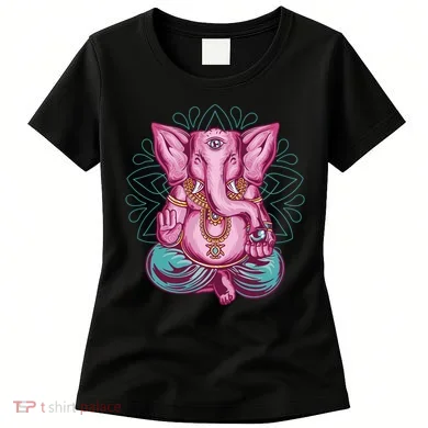Elephant Meditating Women's T-Shirt