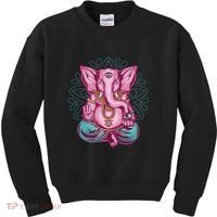 Elephant Meditating Kids Sweatshirt thumb 0