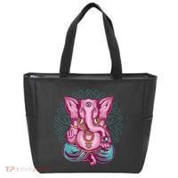 Elephant Meditating Tote Bag thumb 0