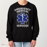 Emergency Medical Services Flag Women's Sweatshirt thumb 0