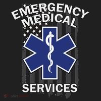 Emergency Medical Services Flag Women's Sweatshirt thumb 2