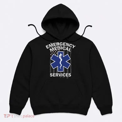 Emergency Medical Services Flag Hoodie