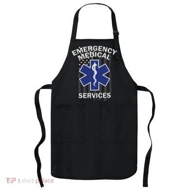 Emergency Medical Services Flag Apron
