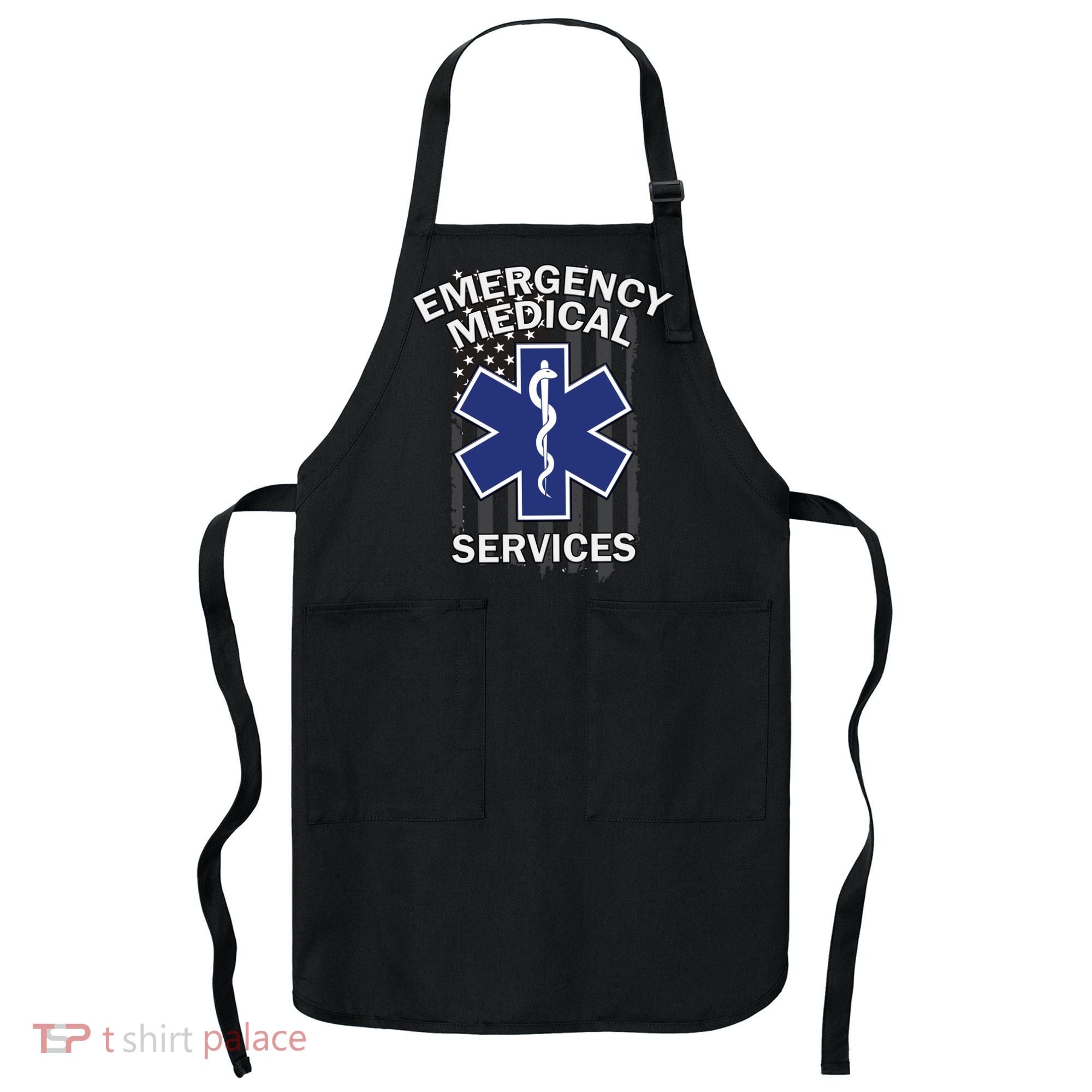 Emergency Medical Services Flag Apron