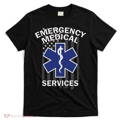 Emergency Medical Services Flag T-Shirt