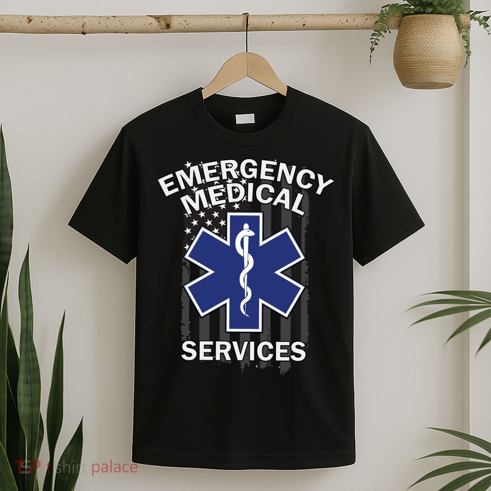 Emergency Medical Services Flag T-Shirt
