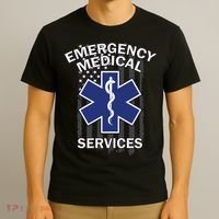 Emergency Medical Services Flag T-Shirt thumb 3