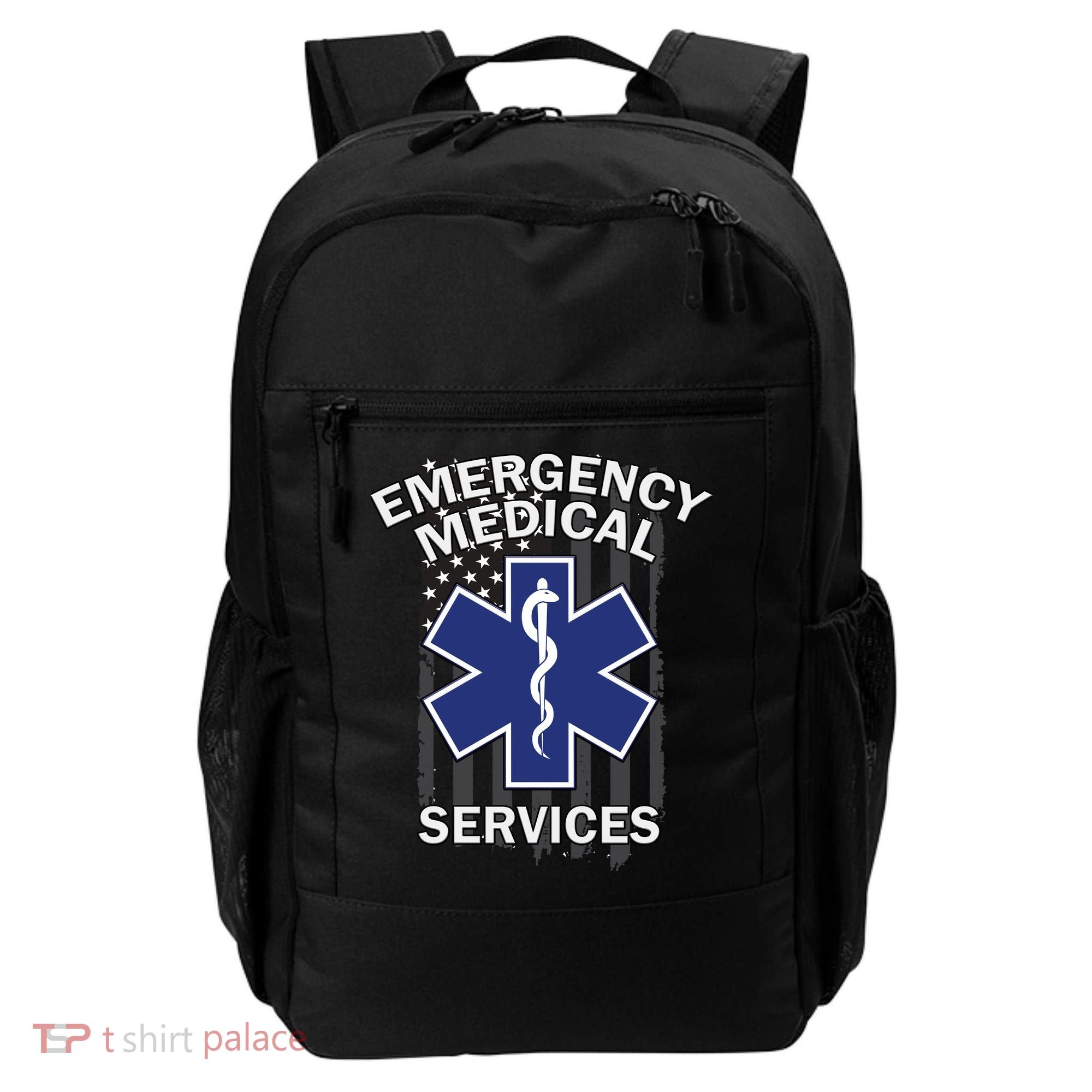 Emergency Medical Services Flag Backpack