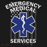 Emergency Medical Services Flag Button thumb 1