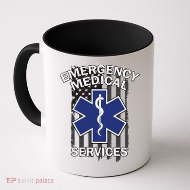 Emergency Medical Services Flag Coffee Mug