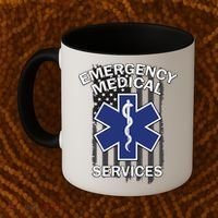 Emergency Medical Services Flag Coffee Mug thumb 2