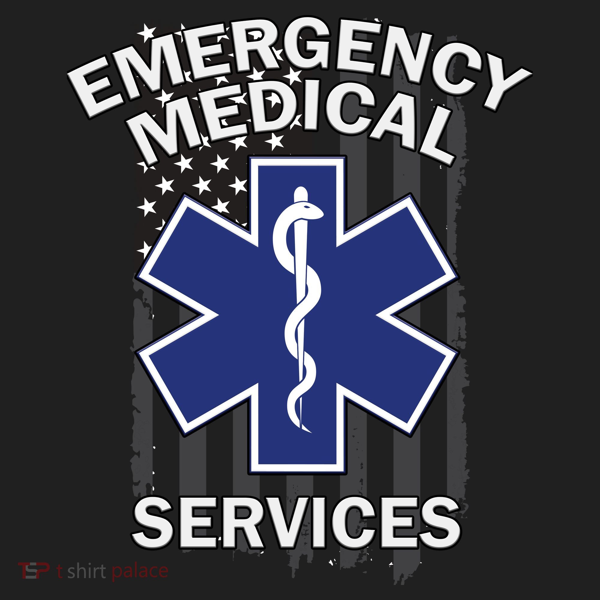 Emergency Medical Services Flag Beanie