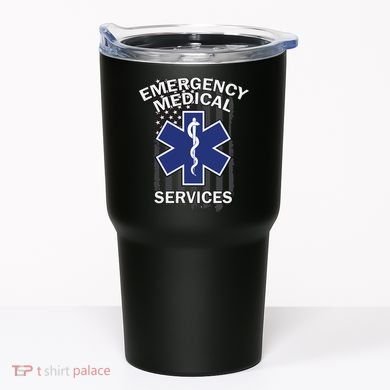 Emergency Medical Services Flag Tumbler