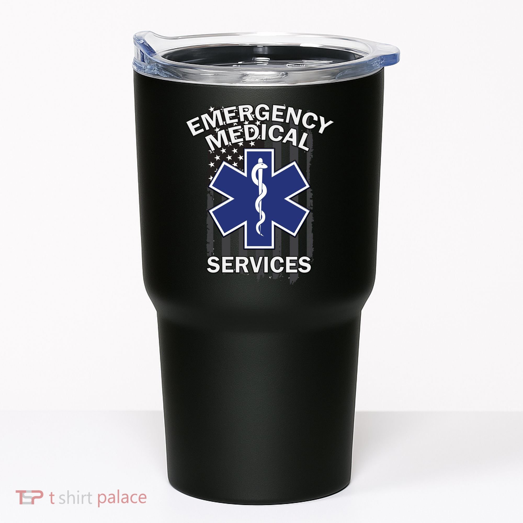 Emergency Medical Services Flag Tumbler