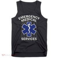 Emergency Medical Services Flag Tank Top thumb 0
