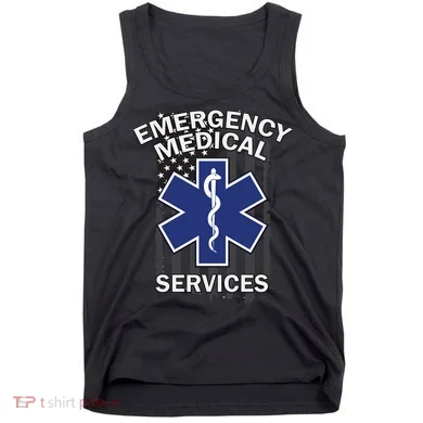 Emergency Medical Services Flag Tank Top